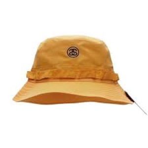 Stussy Packable Bucket Hat Yellow Black L/XL NWT